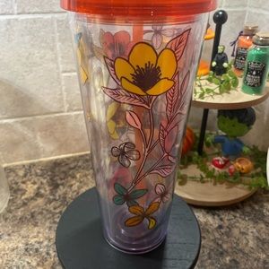 Starbucks poppy flower tumbler